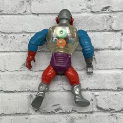 Masters Of The Universe Vintage Motu Figure Roboto Silver Boot Variant Complete