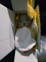 *Limited Edition*Handmade Fully Jointed 12inch Blue Bakery Chef Teddy Bear 2025