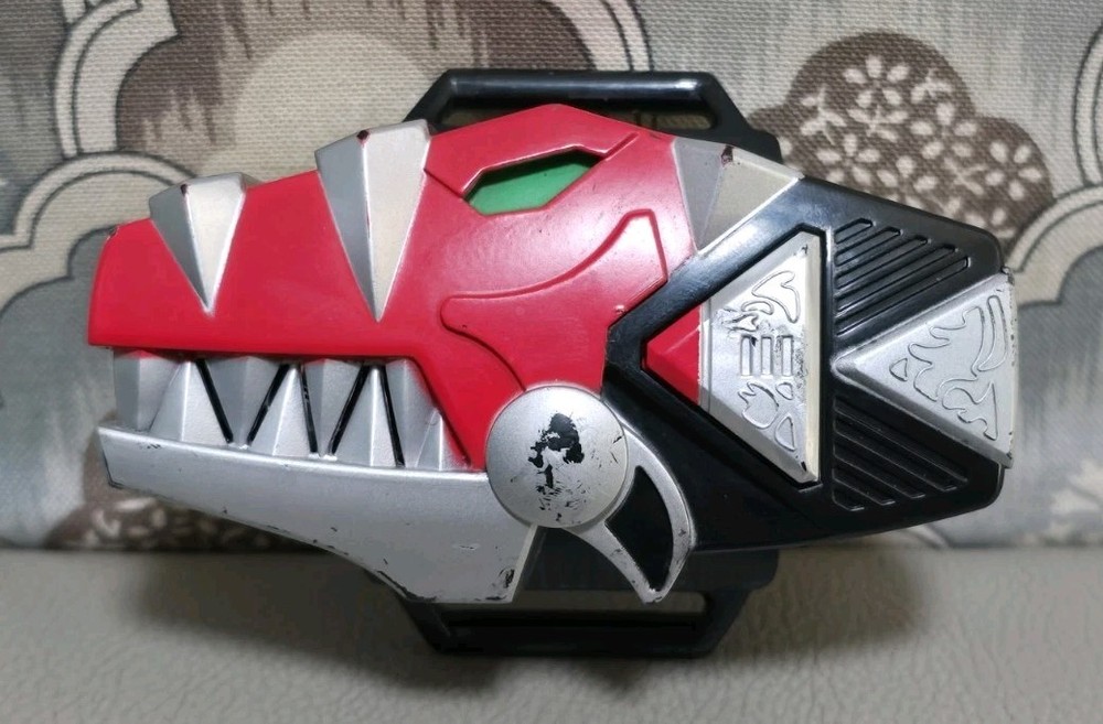 Power Rangers Dino Thunder Abaranger Commander Morpher 2004 Bandai Red Ranger