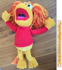 VTG 1985 Fraggle Rock Red 14in Plush Toy Doll Jim Henson Hasbro Softies
