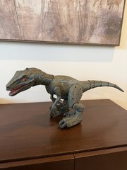 Jurassic World Alpha Training Blue Velociraptor Dinosaur Only, No Charger Remote