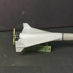 3D Printed Iranian Shahed-136 Drone Model Military Collector Toy Decoration