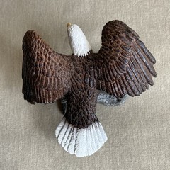 Schleich Bald Eagle Wings Spread On Branch 14780 Wildlife Realistic Bird Animal