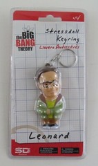 Big Bang Theory Leonard Hofstadter Stress Doll Key Ring Pack Hanger Collectible