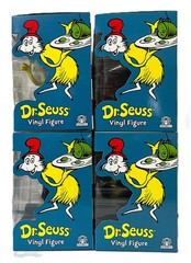 Dr. Seuss The Grinch, Sam I Am, Thing 1 & 2 Cat In Hat 4” Vinyl Figures Set Of 4