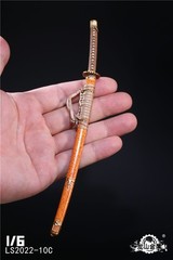 LS2022-10 1/6 Japanese Samurai Sword Knife Model Toy for 12” Action Figure Body