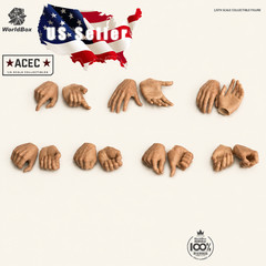 1/6 Worldbox Male Hands Set 7 Pairs Type 2.0 For 12″ PHICEN Hot Toys Figure USA