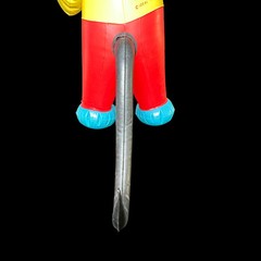 Mickey Mouse & Donald Duck 23″ Inflatable Blow-Up Toys Disney VtG 1960s