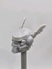 3d Printed SCI FI HEAD#3 6″ 1:12 Classified/Legends SCALE