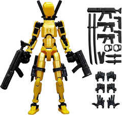 Titan13 Action Figure Set with Accessories, 3D Printed Figure for Kids, Boys