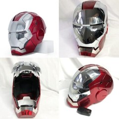 US STOCK AUTOKING Iron Man MK5 Helmet 1:1 Voice-controlled Wearable Cosplay Prop
