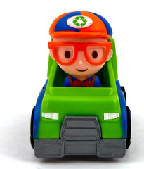 Blippi Fire Recycle Green Garbage Truck Vehicle 2019 Kideo Jazwares LLC Toy Car