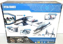 2010 Hasbro Star Wars The Clone Wars Hyena Bomber Space Ship