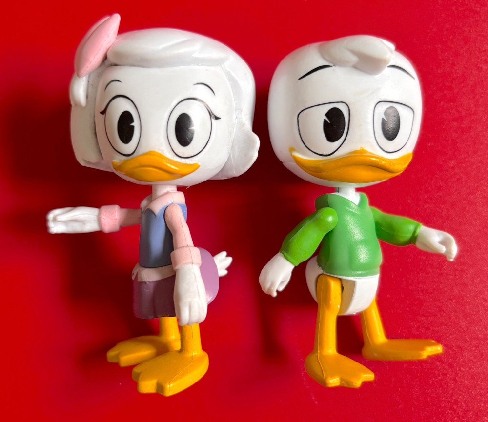 Disney Channel DuckTales Webby & Louie Poseable 5” Action Figures Phatmojo