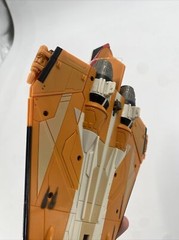 Star War Plo Koon’s Jedi Star Fighter Orange Space Ship Hasbro 2001
