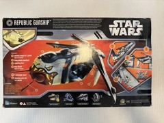 Star Wars Saga Collection Clone Wars Republic Gunship Tiger Shark Hasbro 2006