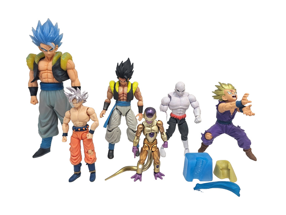Dragon Ball Z Super Action Figures Lot Goku Frieza Jiren Gogeta Gohan Bandai