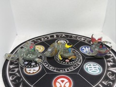 Bakugan Darkus Translucent Dragonoid Neo Apollonir Dan Set VHTF