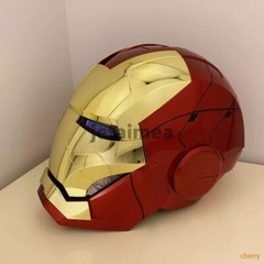 US! Iron Man Gold Mask Christmas AUTOKING MK5 1:1 Helmet Wearable Voice-control