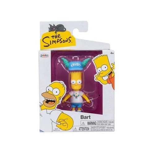 The Simpsons 2 1/2-Inch Scaled Bart Simpson with Krusty the Clown Hat IN STOCK