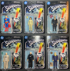 DC Comics SUPERMAN THE MOVIE 1978 Spin Master 2025 Complete Retro Set of 6 – NEW