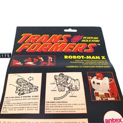 Vintage Robot-Man X TransFormers G1 by Antex Argentina MOC 80’s Salt-Man X