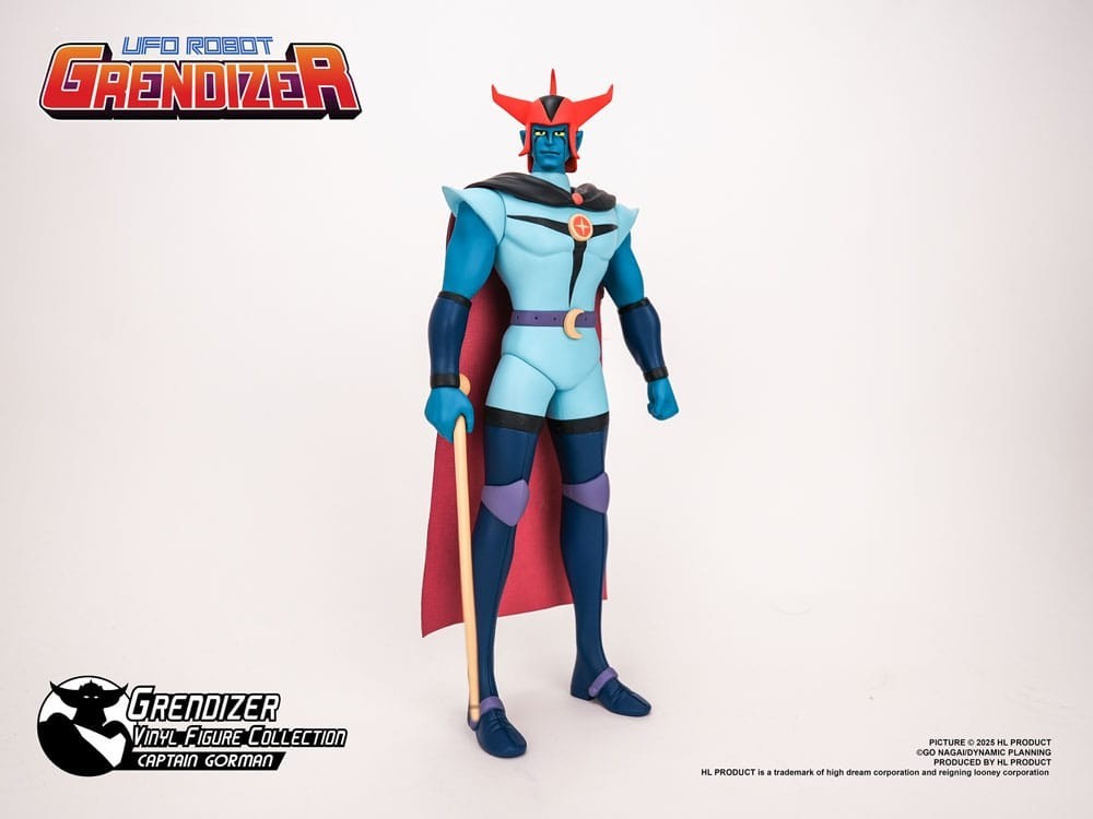 HL Pro Vynil Figure Collection UFO Robot Grendizer Captain Gorman