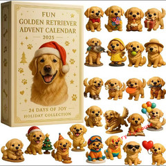 Dog 24 Days Christmas Countdown Calendar Christmas Advent Ca