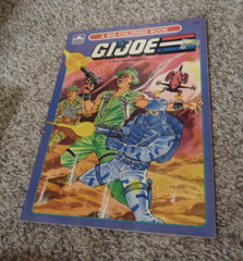 Vintage Uncolored 1989 Hasbro GI Joe A Real American Hero Coloring Activity Book