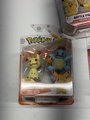 Pokemon Battle Figures Lot 3 Packs of Pokemon Starter Pairs Pikachu Charmander S