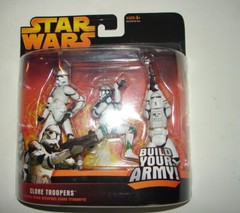 Star Wars ROTS clone trooper army builder figue set – green E 3 MIP 524