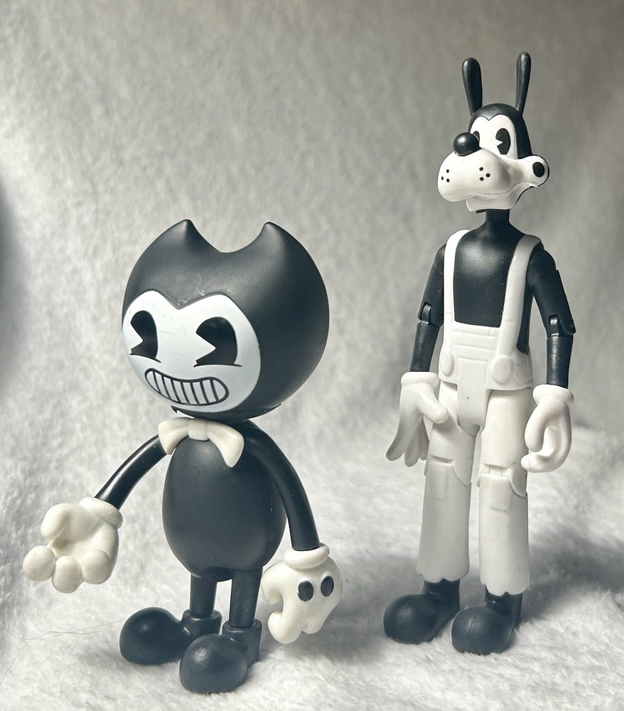 Bendy and the Ink Machine BORIS & BENDY 4″ Action Figure PhatMojo Meatly Games