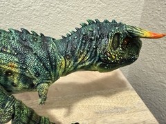 CUSTOM Jurassic World Survival Charge N Chomp Carnotaurus, Roar Running