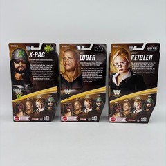 WWE Elite Collection Legends Series 15 NWO Lot – Luger X-Pac & Stacy Keibler