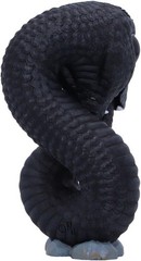 Nemesis Now Cult Cuties Ouroboros Snake 9.6cm, Resin, Black, Ouroboros Occult Sn