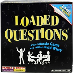 Loaded Questions – Funny Party Board Game for Family, Adults, and Children (4-6