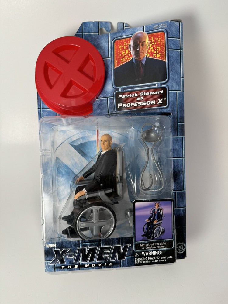 X-Men The Movie Professor Xavier Patrick Stewart Action Figure 2000 Vintage