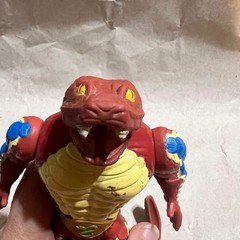 Mattel 5.5in Rattlor Action Figure Red MOTU Snake Men Vintage 1985 Taiwan