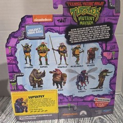 Playmates Toys TMNT Mutant Mayhem Splinter & Superfly Figure Set w/ Accessories