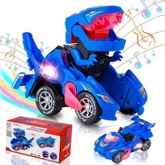 Transforming Dinosaur Toys for Kids, Auto Transformer Car Toy for Toddler Boy…