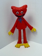 Poppy Playtime Red Scary Huggy Wuggy Action Figure No Box