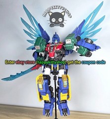 Quantum Heroes Dinoster Guardians Metatron Alpha Dragon Transformer Robot Figure