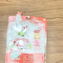 Culturefly How The Grinch Stole Christmas GRINCH & CINDY-LOU WHO Figures 2Pk