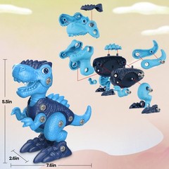 Dinosaur Toys for 3 4 5 6 7 8 Year Old Boys, Take Apart Dinosaur Toys for Kid…