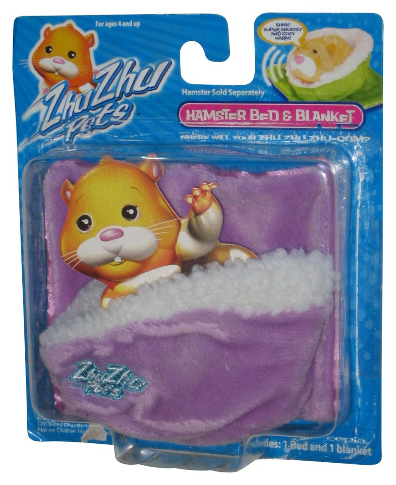 Zhu Zhu Pets Hamster (2008) Cepia Bed & Blanket Cloth Accessory – (Damaged Packa