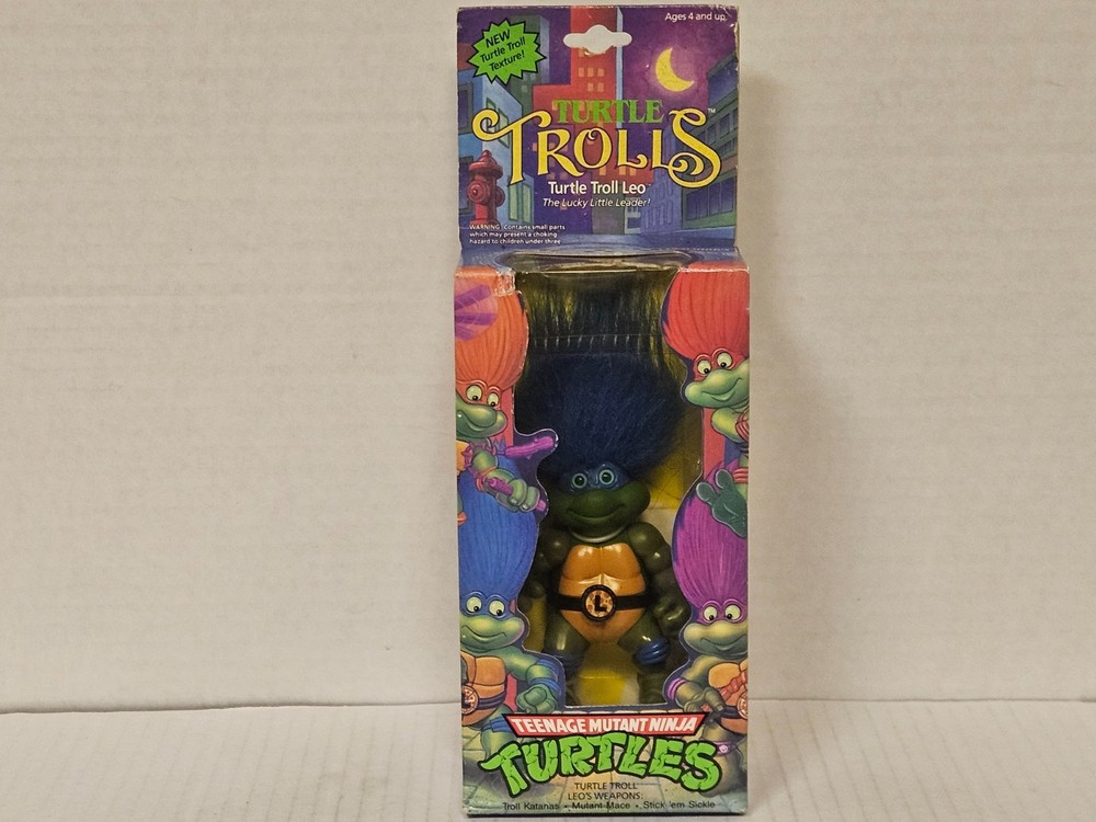NEW 1992 Teenage Mutant Ninja Turtles Turtle Troll Leo Playmates Factory Sealed