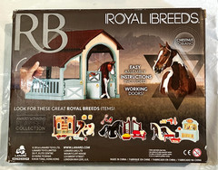 NEW Factory Sealed / ROYAL BREEDS (RB) CHESTNUT TOBIANO HORSE ~ BUILD A STABLE