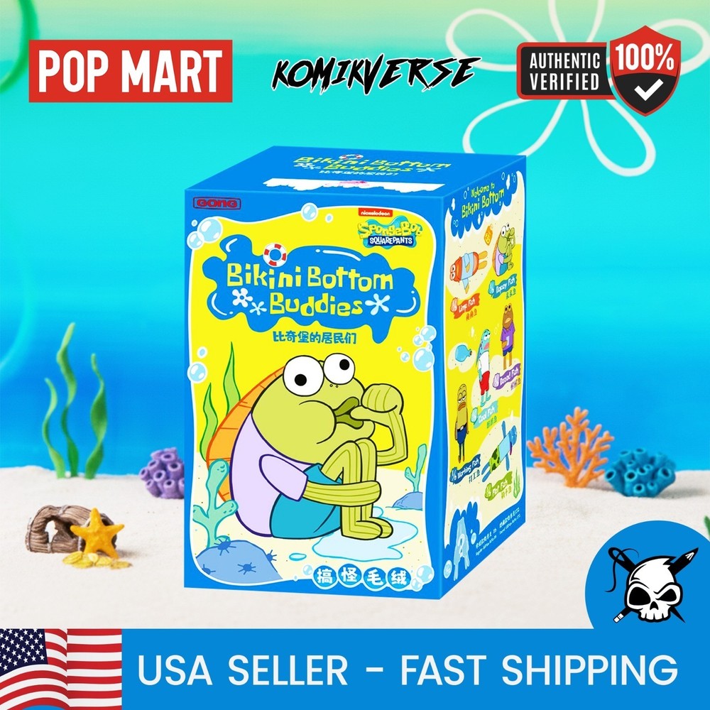 *USA* AUTHENTIC POP MART SPONGEBOB BIKINI BOTTOM BUDDIES SERIES (BLIND BOX)
