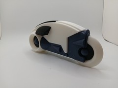 Retro Lightcycle white for Vintage Tron action figures and light cycle toy