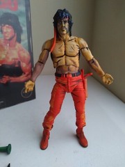 NECA ULTIMATE RAMBO NES FIGURE NINTENDO ATARI REEL TOYs SYLVESTER STALLONE LOOK